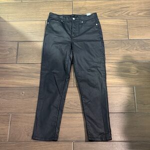 Banana Republic Black Straight-Leg Pants